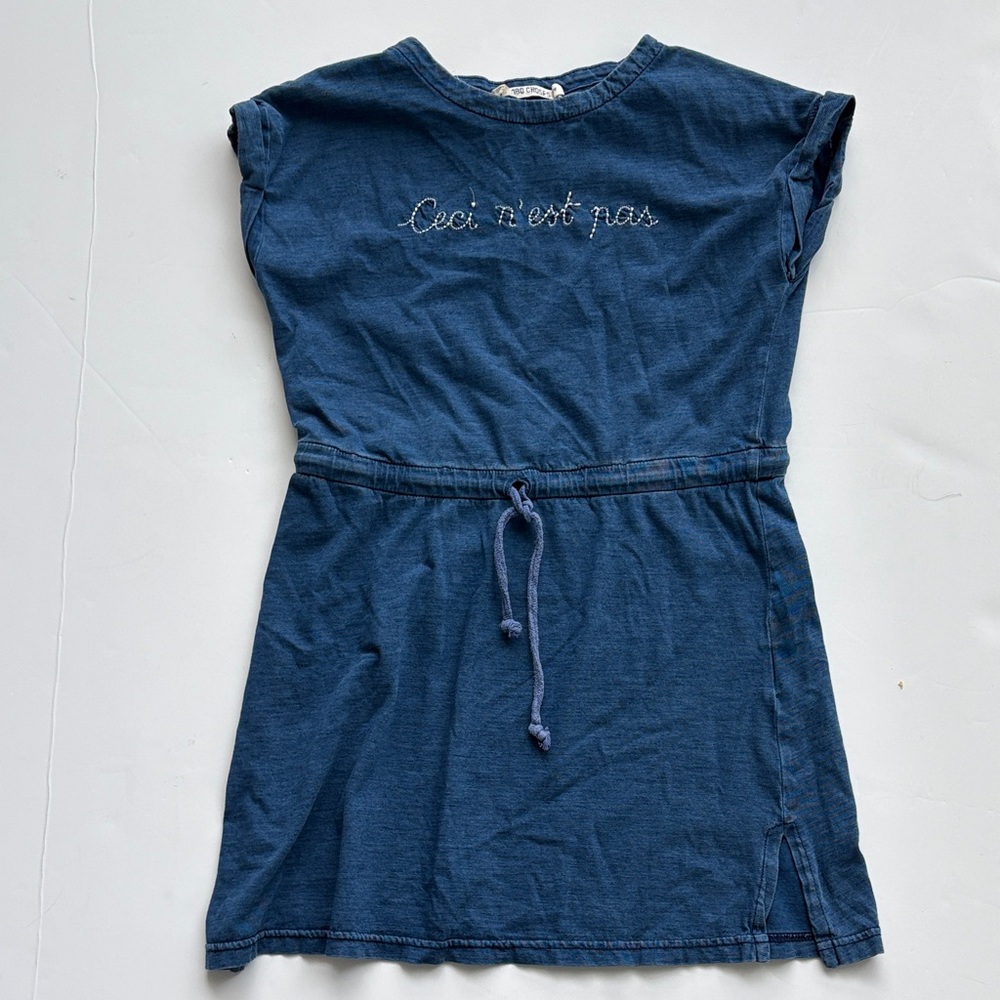 Bobo Choses Denim Blue Casual Kids Dress